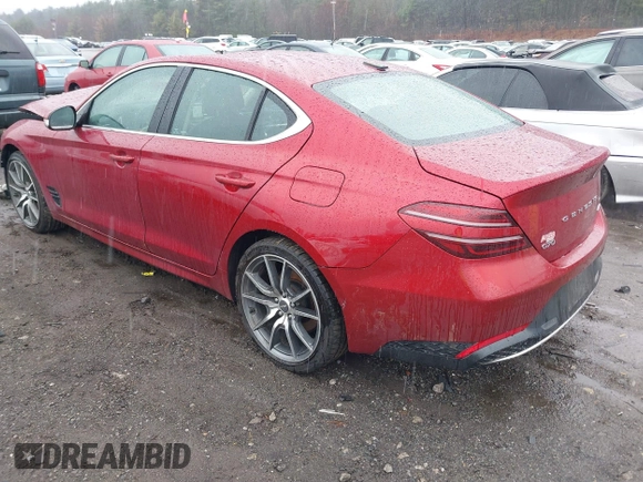 2023 Genesis G70 2.0T with VIN KMTG34TA7PU124434, listed as a IAAI auction lot 41963041 with 37,591 mi miles and . Bid and sale history available at DreamBid. Image 3.