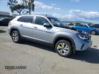 2021 Volkswagen Atlas S z VIN 1V2GC2CA5MC241111, wystawiony jako Copart lot #51863485 z przebiegiem 16 140 mil mil oraz Szkoda całkowita • Salvage title. Historia ofert i sprzedaży dostępna na DreamBid. Obrazek 4.