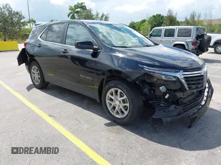 2023 Chevrolet Equinox LT с VIN 3GNAXKEG9PL184781, выставлен на аукционе IAAI как лот 42552163 с пробегом 42 970 миль миль и . История ставок и продаж доступна на DreamBid. Изображение 1.
