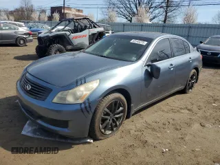 2007 Infiniti G35 Sedan G35x with VIN JNKBV61F67M819743, listed as a Copart auction lot 53145275 with 0 mi miles and Salvage Title. Bid and sale history available at carsss.com. Image 1.