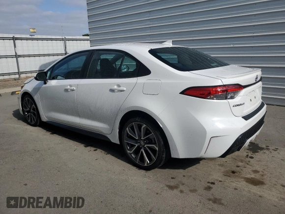 2021 Toyota Corolla SE with VIN 5YFS4MCE3MP072639, listed as a Copart auction lot 54574045 with 67,606 mi miles and Clean Title. Bid and sale history available at DreamBid. Image 2.
