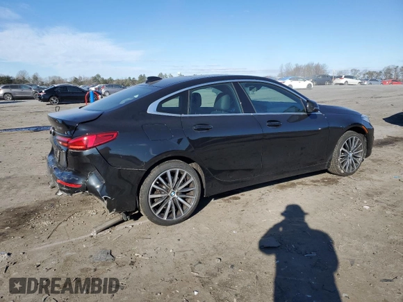 2021 BMW 2 Series 228i xDrive with VIN WBA73AK09M7H17065, listed as a Copart auction lot 83199304 with 42,710 mi miles and Salvage title. Bid and sale history available at DreamBid. Image 3.