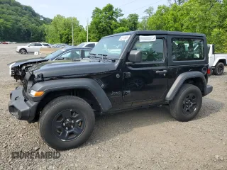 2022 Jeep Wrangler Willys Sport with VIN 1C4GJXANXNW263065, listed as a Copart auction lot 61211395 with 28,295 mi miles and Salvage title. Bid and sale history available at DreamBid. Image 1.