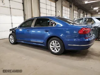 2016 Volkswagen Passat 1.8T S with VIN 1VWAT7A31GC015559, listed as a Copart auction lot 53822195 with 106,709 mi miles and Salvage Title. Bid and sale history available at carsss.com. Image 2.