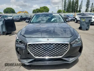 2021 Genesis G70 2.0T with VIN KMTG34LA8MU074008, listed as a Copart auction lot 62692345 with 33,204 mi miles and Salvage title. Bid and sale history available at DreamBid. Image 5.