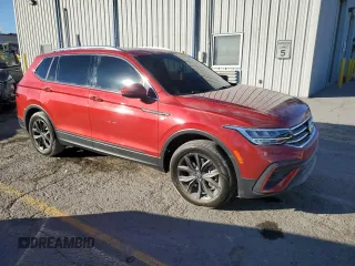 2022 Volkswagen Tiguan SE with VIN 3VV3B7AX9NM033175, listed as a Copart auction lot 88956345 with 39,219 mi miles and Salvage Title. Bid and sale history available at DreamBid. Image 4.
