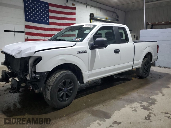 2019 Ford F-150 XL with VIN 1FTFX1E59KFA03611, listed as a Copart auction lot 48646745 with 110,351 mi miles and Salvage title. Bid and sale history available at DreamBid. Image 1.