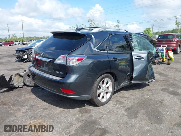2011 Lexus RX 350 with VIN 2T2BK1BA6BC102115, listed as a IAAI auction lot 41960998 with Not Provided miles and . Bid and sale history available at DreamBid. Image 4.
