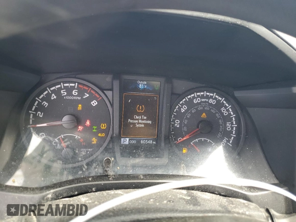 2023 Toyota Tacoma SR z VIN 3TMCZ5AN7PM594216, wystawiony jako Copart lot #55870755 z przebiegiem 60 548 mil mil oraz Szkoda całkowita • Salvage title. Historia ofert i sprzedaży dostępna na DreamBid. Obrazek 9.