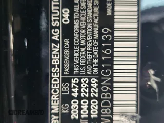2022 Mercedes-Benz C 300 with VIN W1KWJ8DB9NG116139, listed as a Copart auction lot 87513635 with 15,397 mi miles and Salvage Title. Bid and sale history available at DreamBid. Image 12.
