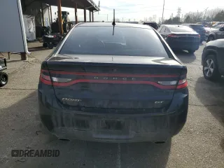 2015 Dodge Dart GT with VIN 1C3CDFEB5FD225096, listed as a Copart auction lot 48436105 with 127,646 mi miles and Salvage Title. Bid and sale history available at DreamBid. Image 6.