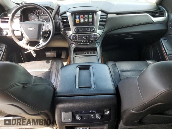 2015 Chevrolet Suburban LTZ with VIN 1GNSCKKC9FR151532, listed as a Copart auction lot 54209315 with 122,380 mi miles and Salvage title. Bid and sale history available at DreamBid. Image 8.