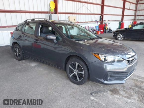 2023 Subaru Impreza Premium с VIN 4S3GTAV65P3705037, выставлен на аукционе IAAI как лот 42381399 с пробегом 42 022 миль миль и . История ставок и продаж доступна на DreamBid. Изображение 1.