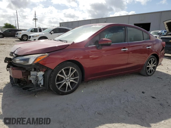 2017 Subaru Impreza Limited with VIN 4S3GKAT60H3604267, listed as a Copart auction lot 51062135 with 117,258 mi miles and Salvage Title. Bid and sale history available at DreamBid. Image 1.