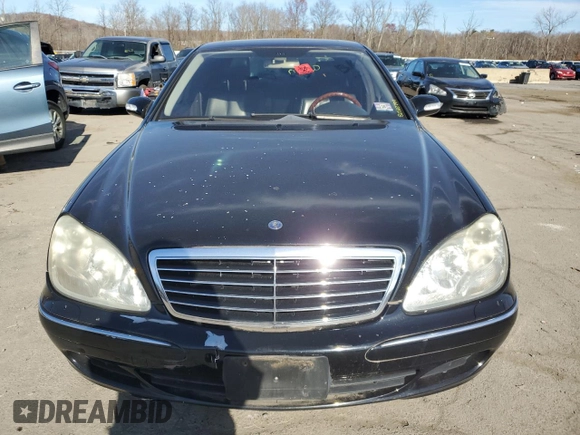 2005 Mercedes-Benz S-Class 4.3L with VIN WDBNG83J85A442285, listed as a Copart auction lot 80582794 with 189,762 mi miles and Clean Title. Bid and sale history available at carsss.com. Image 5.