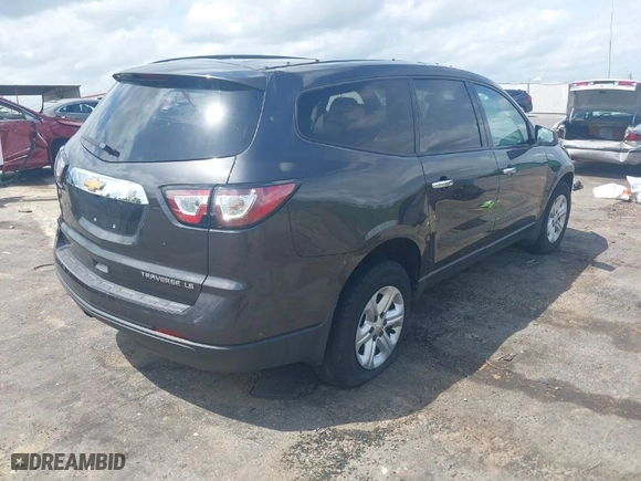 2015 Chevrolet Traverse LS with VIN 1GNKRFED1FJ276341, listed as a IAAI auction lot 41936899 with 139,340 mi miles. Bid and sale history available at carsss.com. Image 4.