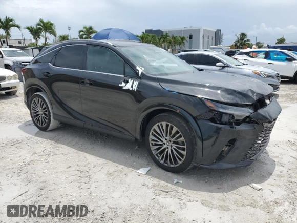2023 Lexus RX 350 z VIN 2T2BAMBA3PC004378, wystawiony jako Copart lot #63559135 z przebiegiem 18 609 mil mil oraz Czysty tytuł • Clean title. Historia ofert i sprzedaży dostępna na DreamBid. Obrazek 4.