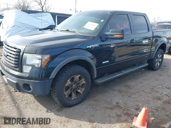 2011 Ford F-150 XLT with VIN 1FTFW1ET8BFC87962, listed as a IAAI auction lot 41660801 with 197,092 mi miles. Bid and sale history available at carsss.com. Image 17.