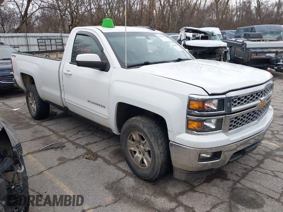 2015 Chevrolet Silverado 1500 LT with VIN 1GCNKRECXFZ414527, listed as a IAAI auction lot 41024683 with 219,673 mi miles. Bid and sale history available at carsss.com. Image 1.