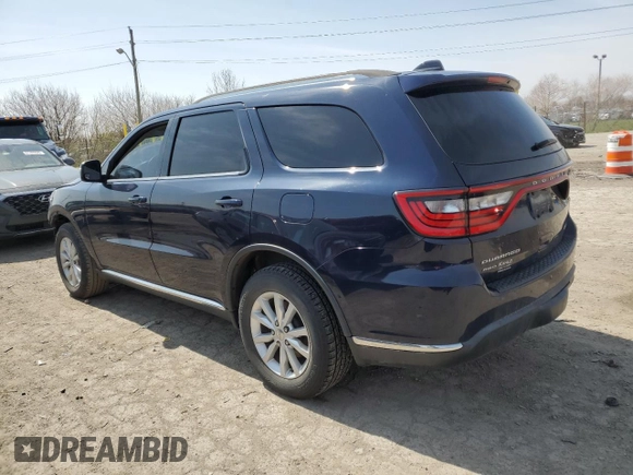 2014 Dodge Durango SXT with VIN 1C4RDJAGXEC590226, listed as a Copart auction lot 51309025 with 105,521 mi miles and Non repairable. Bid and sale history available at DreamBid. Image 2.