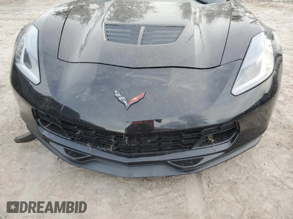 2016 Chevrolet Corvette Z06 1LZ with VIN 1G1YP2D69G5613510, listed as a Copart auction lot 77152654 with 0 mi miles and Non Repairable. Bid and sale history available at carsss.com. Image 11.