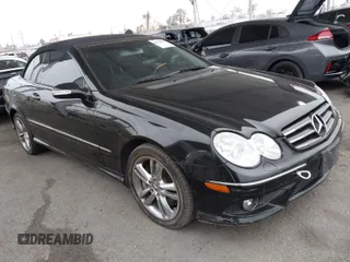 2006 Mercedes-Benz CLK 5.0L with VIN WDBTK75JX6F169724, listed as a IAAI auction lot 42023871 with 145,244 mi miles. Bid and sale history available at carsss.com. Image 1.