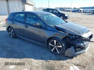 2018 Subaru Impreza Special Sports with VIN 4S3GTAM63J3717101, listed as a IAAI auction lot 41096292 with 22,661 mi miles and . Bid and sale history available at DreamBid. Image 1.