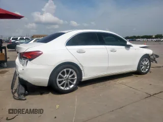 2021 Mercedes-Benz A 220 with VIN W1K3G4EB7MJ258919, listed as a Copart auction lot 62722355 with 50,036 mi miles and Clean title. Bid and sale history available at DreamBid. Image 3.