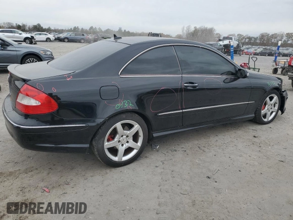 2009 Mercedes-Benz CLK 350 with VIN WDBTJ56H79F268881, listed as a Copart auction lot 79598644 with 147,088 mi miles and Salvage Title. Bid and sale history available at DreamBid. Image 3.