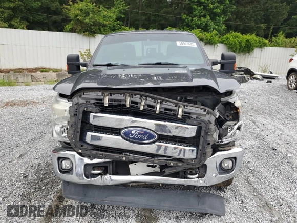 2015 Ford F-250 Lariat with VIN 1FT7W2BT5FEA44216, listed as a Copart auction lot 58973685 with 355,729 mi miles and Salvage title. Bid and sale history available at DreamBid. Image 5.
