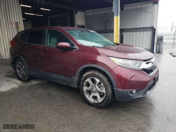 2018 Honda CR-V EX-L with VIN 7FARW1H88JE051646, listed as a Copart auction lot 48181585 with 62,594 mi miles and Salvage Title. Bid and sale history available at carsss.com. Image 4.