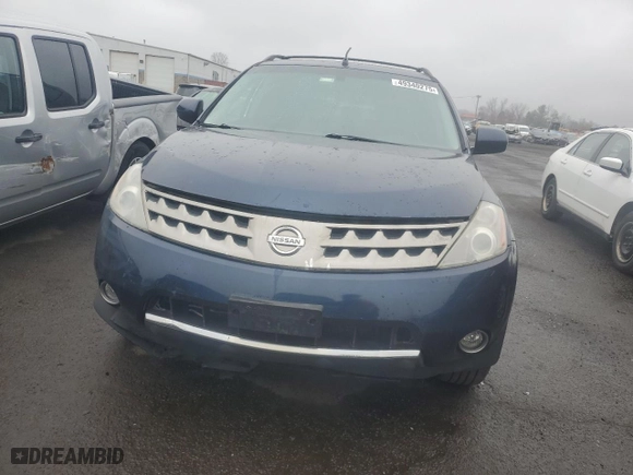 2007 Nissan Murano S with VIN JN8AZ08W07W660621, listed as a Copart auction lot 49340275 with 173,979 mi miles and Salvage Title. Bid and sale history available at carsss.com. Image 5.