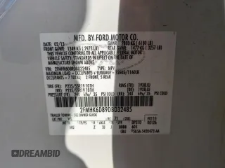 2013 Ford Flex Limited with VIN 2FMHK6D89DBD32485, listed as a Copart auction lot 52324595 with 144,173 mi miles and Salvage Title. Bid and sale history available at carsss.com. Image 13.