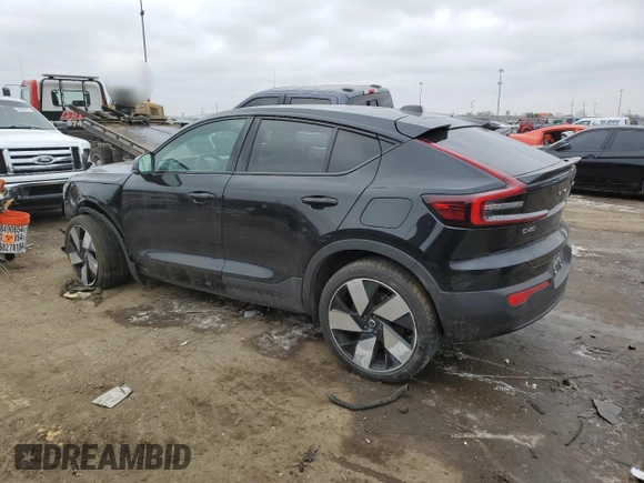 2023 Volvo C40 Ultimate with VIN YV4ED3GM5P2066575, listed as a Copart auction lot 44980045 with 18,436 mi miles and Salvage Title. Bid and sale history available at DreamBid. Image 2.