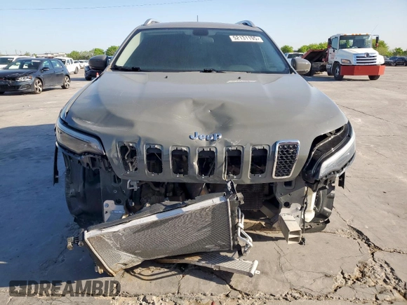 2020 Jeep Cherokee Latitude Plus with VIN 1C4PJLLB3LD577645, listed as a Copart auction lot 52131195 with 38,340 mi miles and Salvage Title. Bid and sale history available at carsss.com. Image 5.