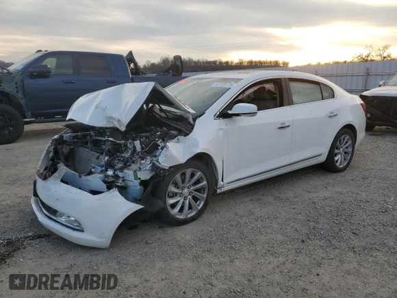 2016 Buick LaCrosse Leather with VIN 1G4GB5G3XGF154918, listed as a Copart auction lot 42720175 with Not Provided miles and Salvage Title. Bid and sale history available at DreamBid. Image 1.