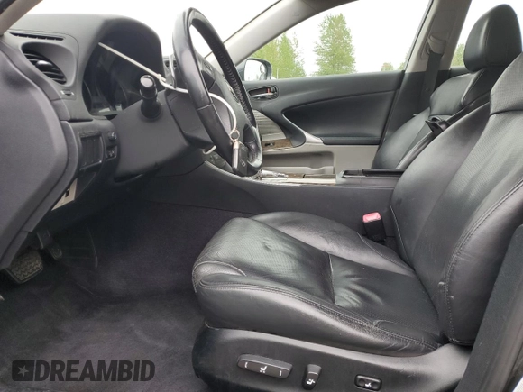 2010 Lexus IS 350 with VIN JTHBE5C2XA2017476, listed as a Copart auction lot 55047375 with 113,988 mi miles and Salvage Title. Bid and sale history available at DreamBid. Image 7.
