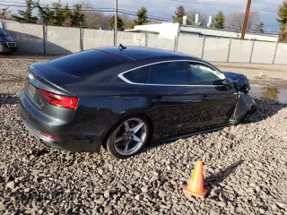 2018 Audi A5 Sportback Premium Plus with VIN WAUENCF57JA010254, listed as a Copart auction lot 82501803 with 60,155 mi miles. Bid and sale history available at carsss.com. Image 3.