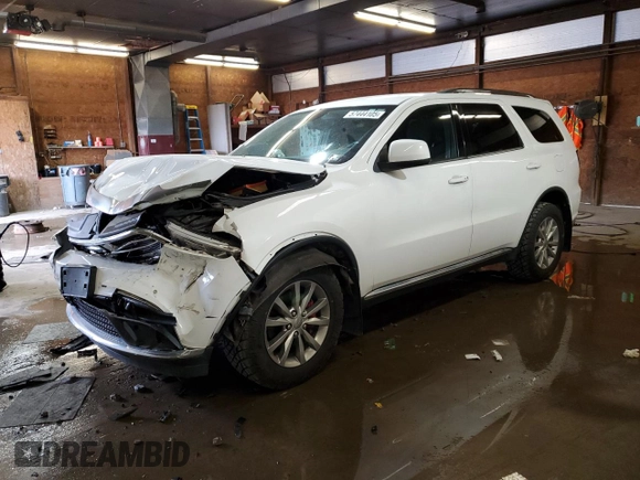2017 Dodge Durango SXT with VIN 1C4RDJAG4HC611950, listed as a Copart auction lot 57444105 with 83,633 mi miles and Salvage title. Bid and sale history available at DreamBid. Image 1.