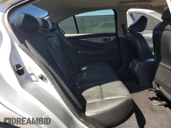 2014 Infiniti Q50 Sport with VIN JN1BV7AP5EM689471, listed as a Copart auction lot 49716815 with 110,461 mi miles and Salvage Title. Bid and sale history available at DreamBid. Image 10.