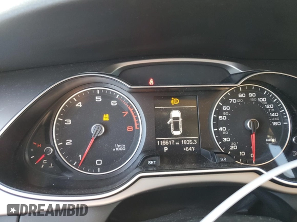 2013 Audi allroad A4 Premium z VIN WA19FAFL6DA206947, wystawiony jako Copart lot #71966754 z przebiegiem 116 617 mil mil oraz Szkoda całkowita • Salvage title. Historia ofert i sprzedaży dostępna na DreamBid. Obrazek 9.