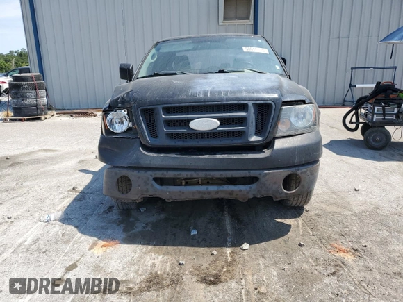 2006 Ford F-150 STX with VIN 1FTRX02WX6KB72599, listed as a Copart auction lot 58015195 with 260,572 mi miles and Salvage title. Bid and sale history available at DreamBid. Image 5.