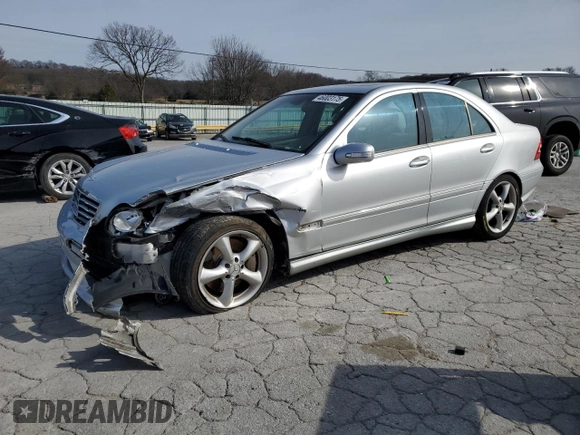 2006 Mercedes-Benz C 230 Sport with VIN WDBRF52H76F745502, listed as a Copart auction lot 46003175 with 119,918 mi miles and Clean title. Bid and sale history available at DreamBid. Image 1.