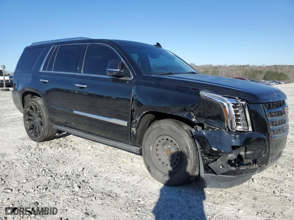 2015 Cadillac Escalade Premium with VIN 1GYS3NKJ1FR536036, listed as a Copart auction lot 47147875 with 140,640 mi miles and Salvage Title. Bid and sale history available at carsss.com. Image 4.