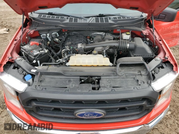 2022 Ford F-150 XL with VIN 1FTMF1CB6NKE06606, listed as a Copart auction lot 42797085 with 45,926 mi miles and Salvage Title. Bid and sale history available at carsss.com. Image 11.
