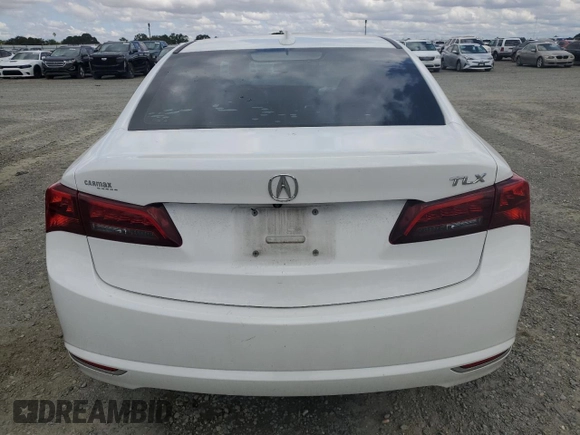 2016 Acura TLX with VIN 19UUB1F31GA003854, listed as a Copart auction lot 56863175 with 82,244 mi miles and Salvage title. Bid and sale history available at DreamBid. Image 6.