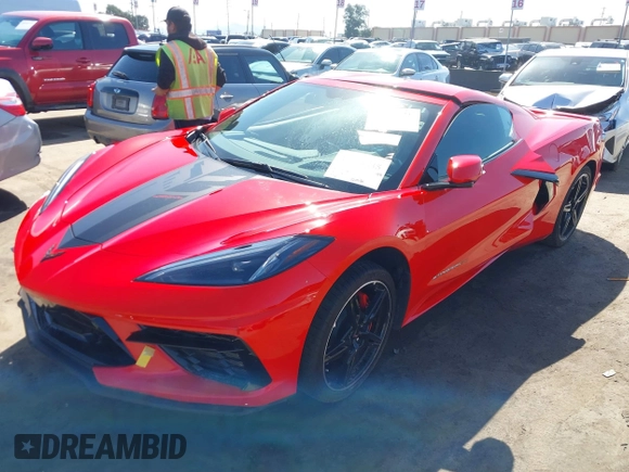 2023 Chevrolet Corvette 2LT with VIN 1G1YB2D46P5115407, listed as a IAAI auction lot 38910179 with 13,364 mi miles and . Bid and sale history available at DreamBid. Image 2.