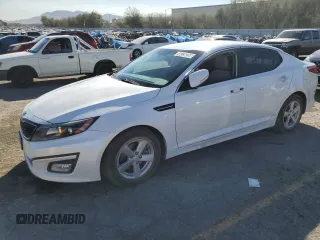 2015 Kia Optima LX z VIN 5XXGM4A72FG518429, wystawiony jako Copart lot #46238265 z przebiegiem 91 552 mil mil oraz Czysty tytuł • Clean title. Historia ofert i sprzedaży dostępna na DreamBid. Obrazek 1.