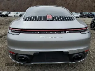 2021 Porsche 911 Carrera S with VIN WP0AB2A9XMS221638, listed as a Copart auction lot 41456525 with 0 mi miles and Salvage Title. Bid and sale history available at carsss.com. Image 6.