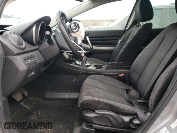 2010 Mazda CX-7 SV with VIN JM3ER2W57A0321844, listed as a Copart auction lot 89023205 with 204,529 mi miles and Salvage Title. Bid and sale history available at carsss.com. Image 7.